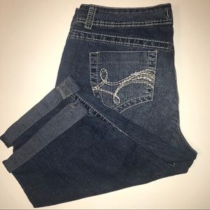 Nine West Vintage America Bermuda jean short s 14.